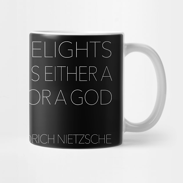 Friedrich Nietzsche Quotes Typography Design by DankFutura